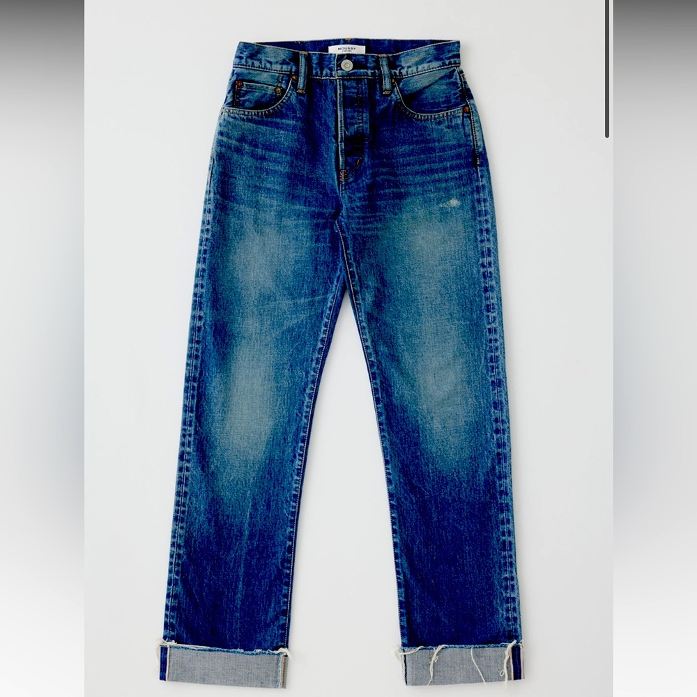 Moussy high rise straight leg size 27